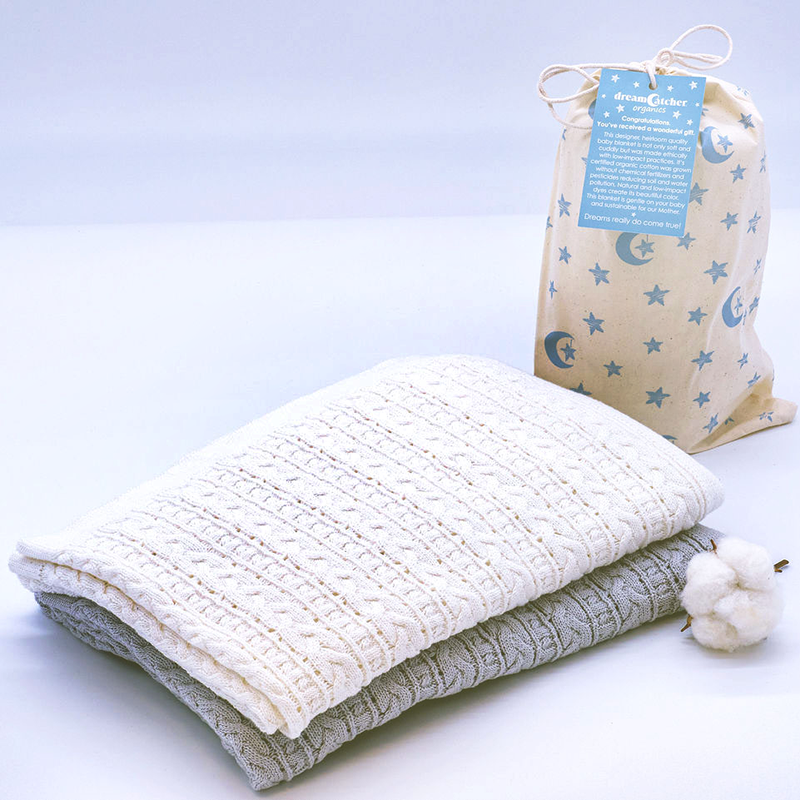 JACOB'S LADDER reversible baby blanket