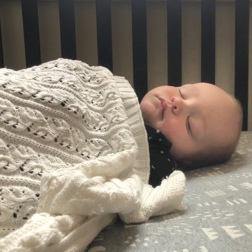 BEANSTALK reversible baby blanket